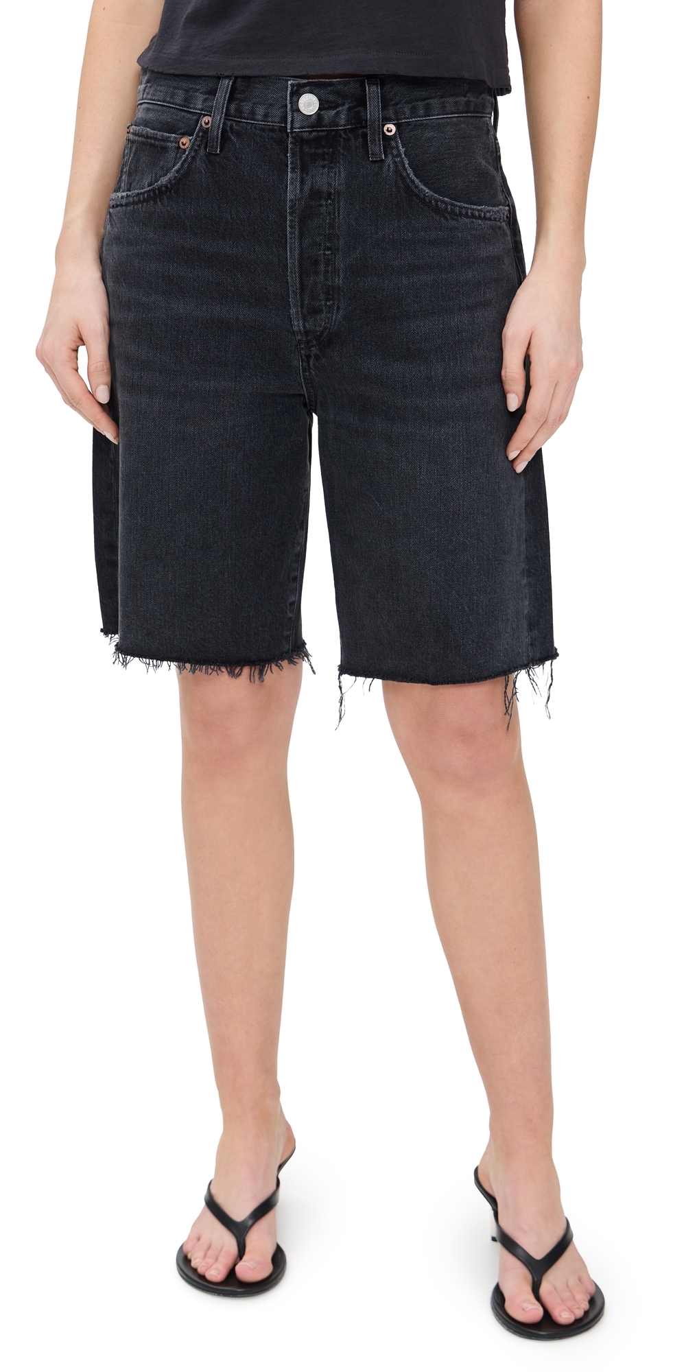 Agolde 90's Denim Shorts In Hitch