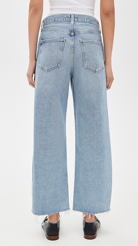 AGOLDE Low Curve Fray Jeans | Shopbop