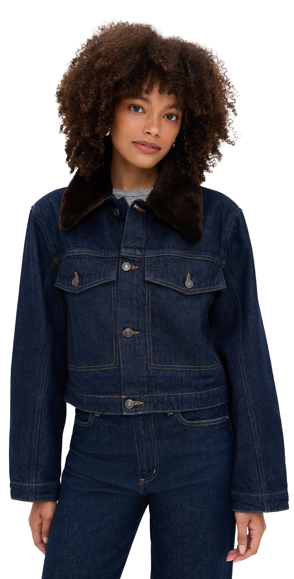 Agolde Walker Jacket Rinse In Blue