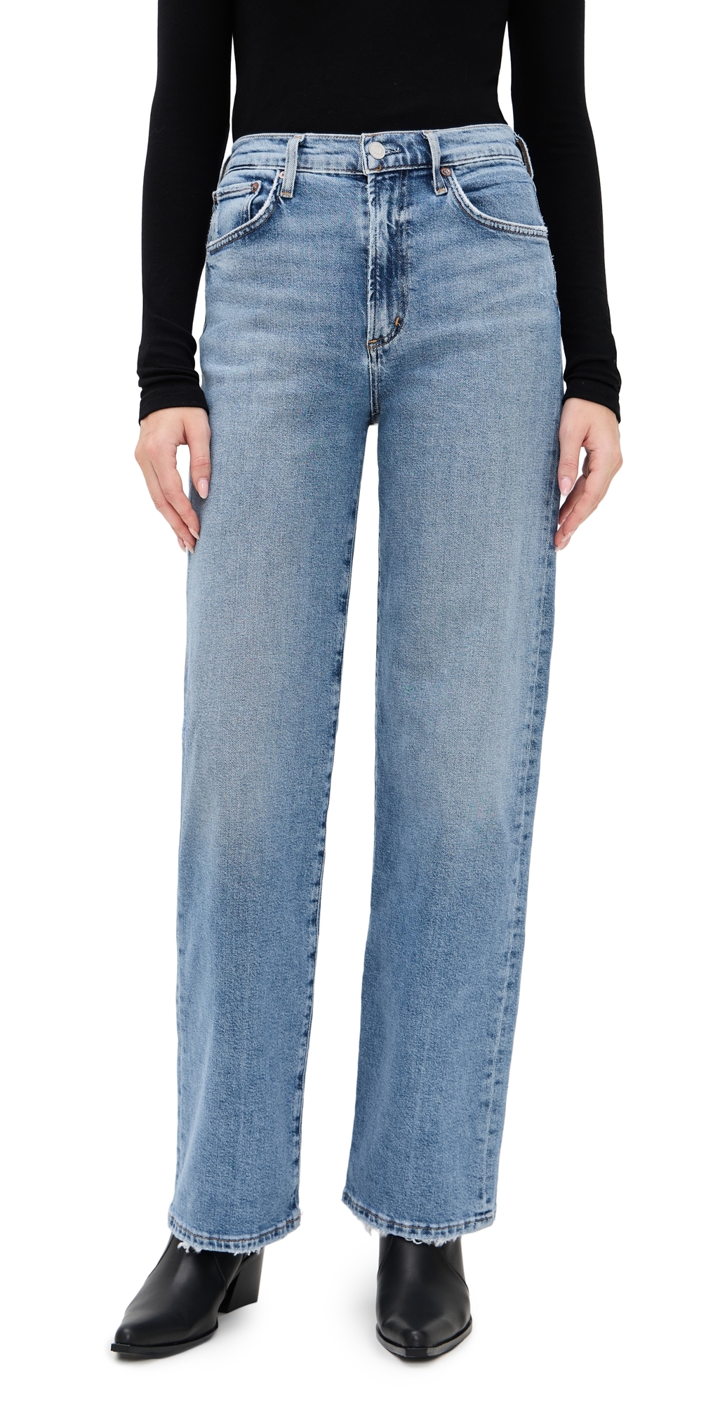 Agolde Harper Jeans Kindle In Blue