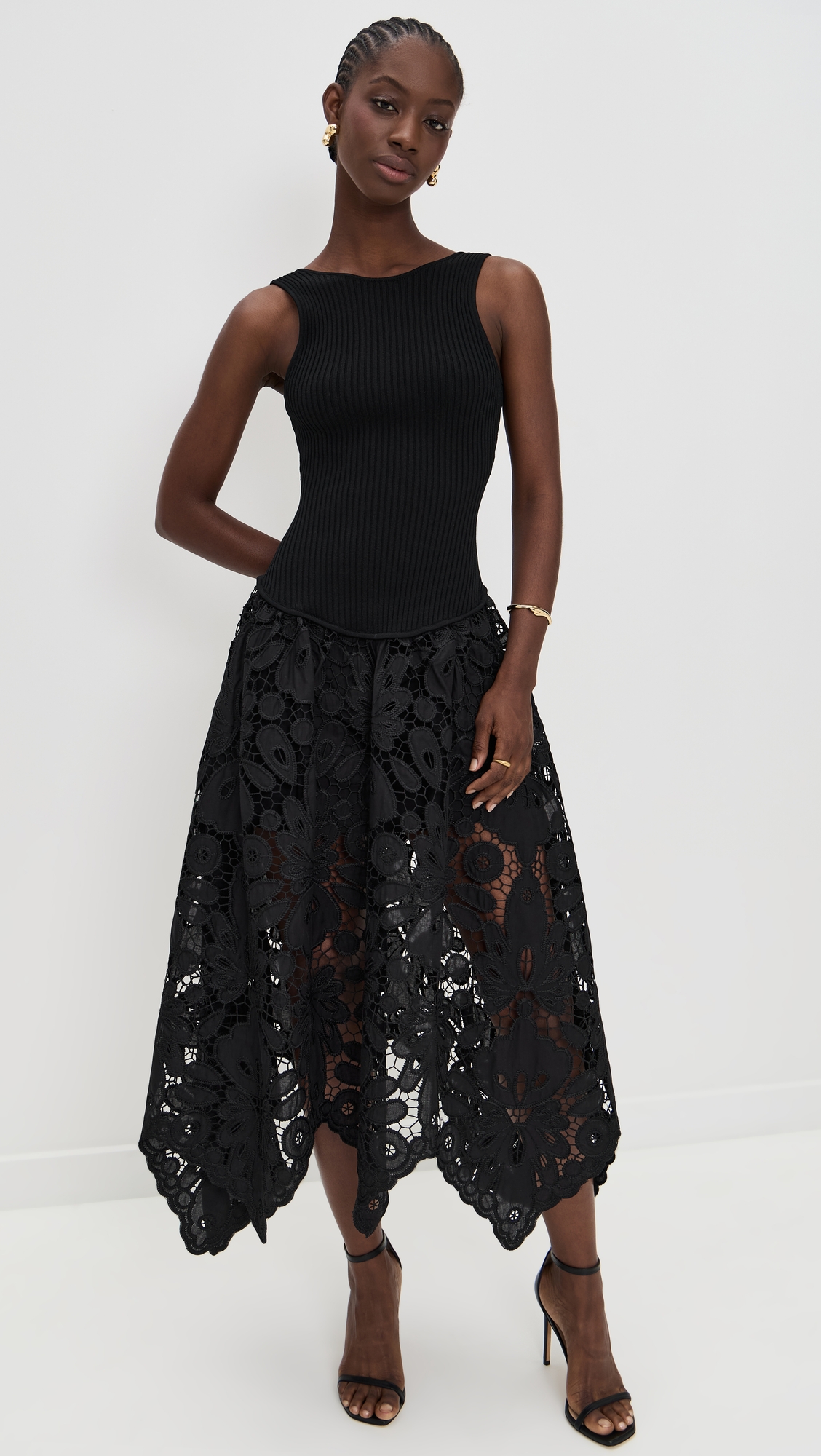 Aje Atlas Knit Midi Dress