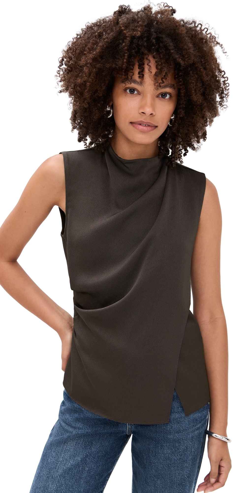 A.l.c A. L.c. Amira Top Ganache In Brown