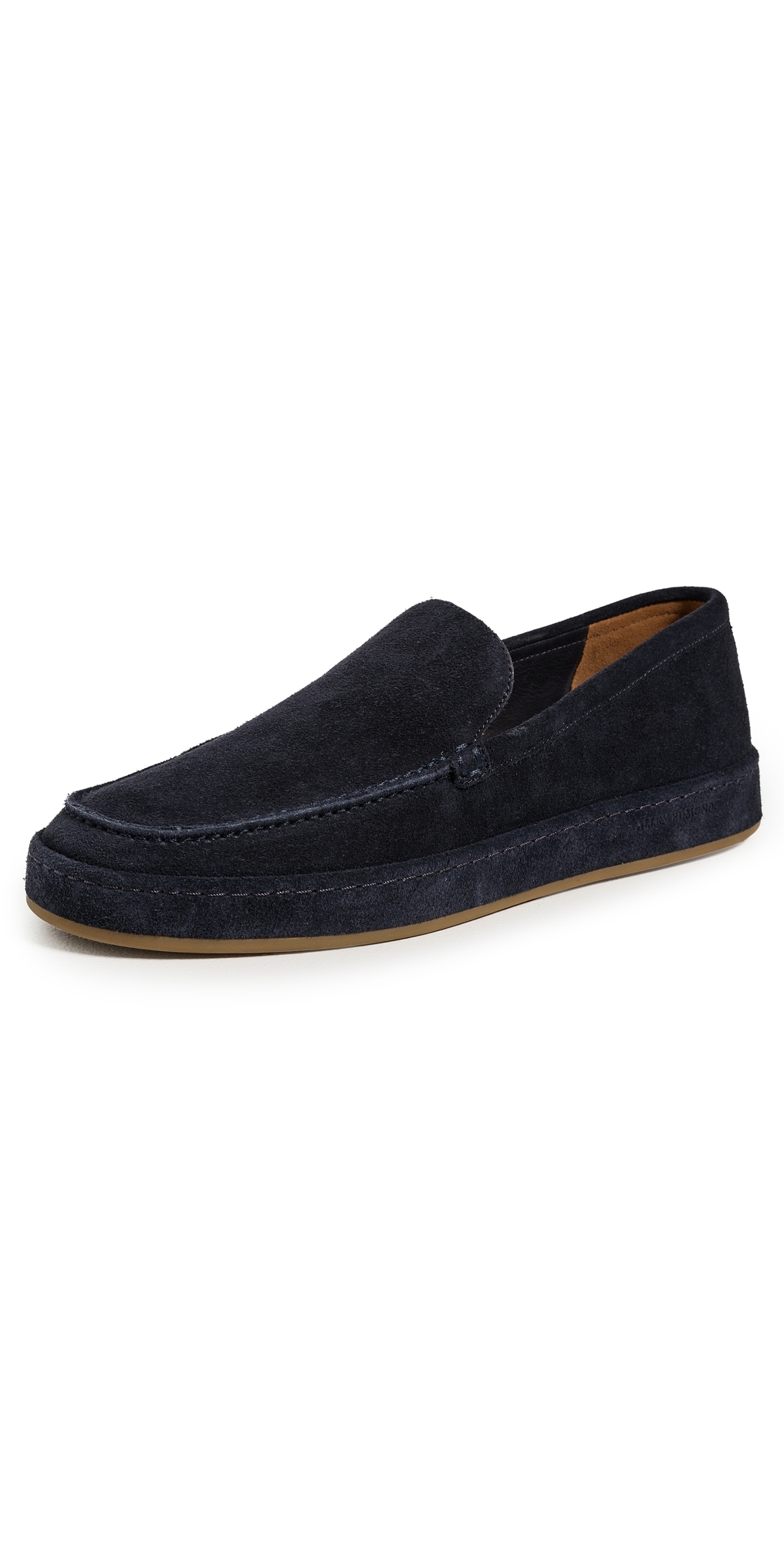 Allen Edmonds Brody Suede Slip Ons Navy In Blue