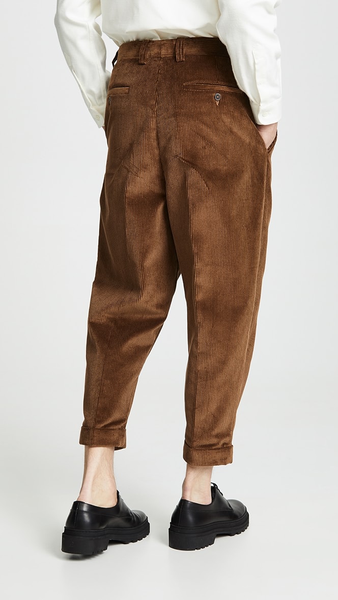 Carrot cut trousers clearance