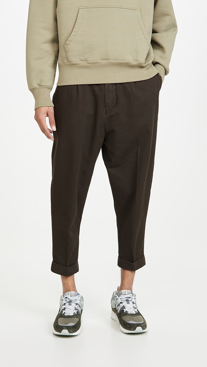 Carrot cut trousers clearance