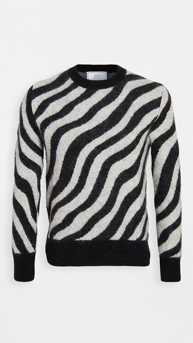 Zebra stripe sweater Clearance