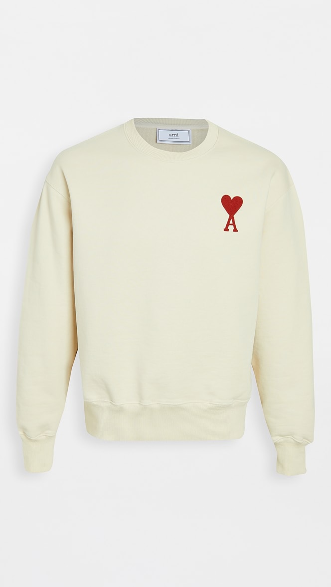 Ami tonal heart crew sweat Clearance