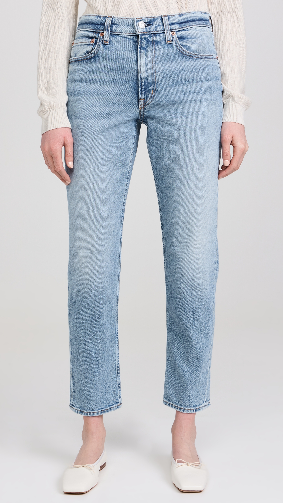 Alex Mill The Amber Mid-Rise Slim Jeans thumbnail