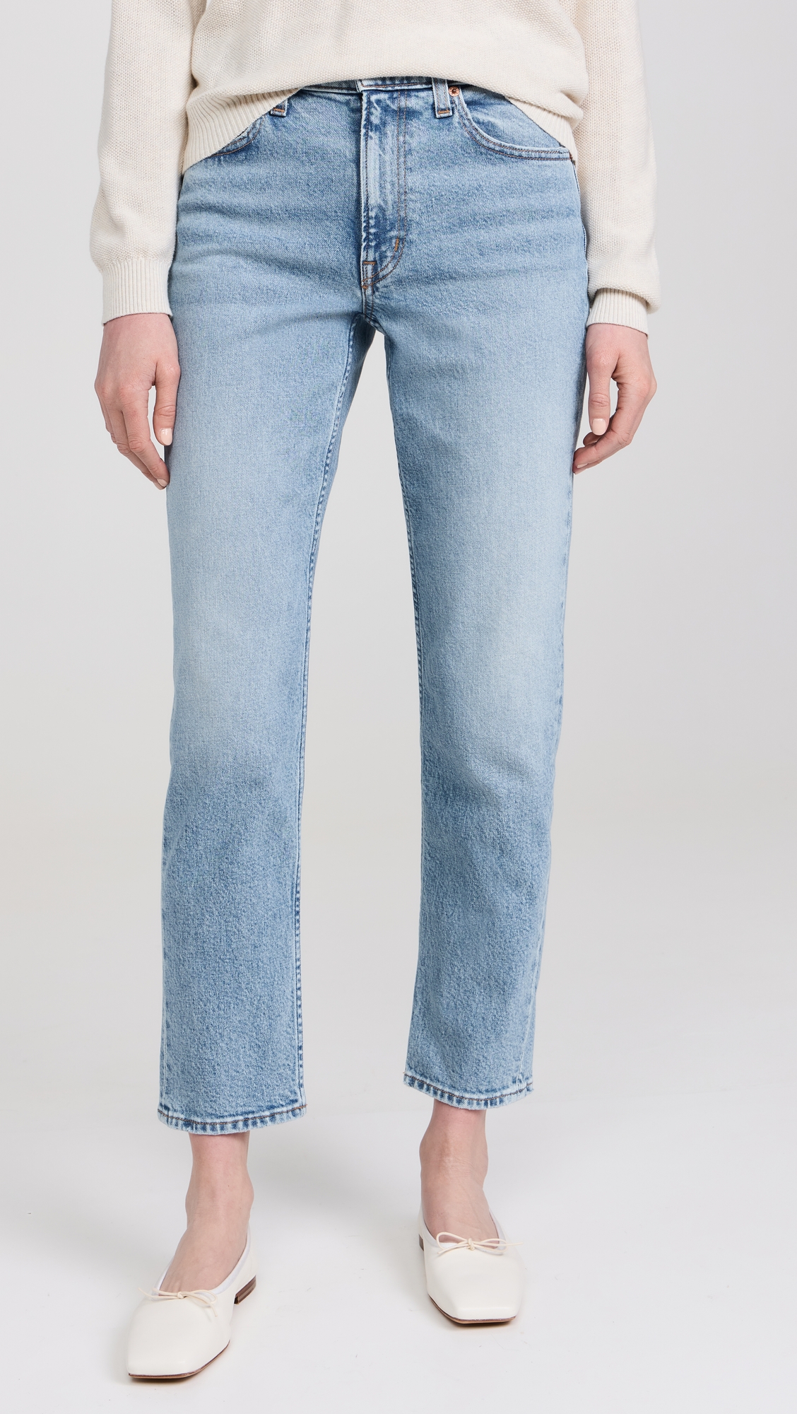 Alex Mill The Amber Mid-Rise Slim Jeans