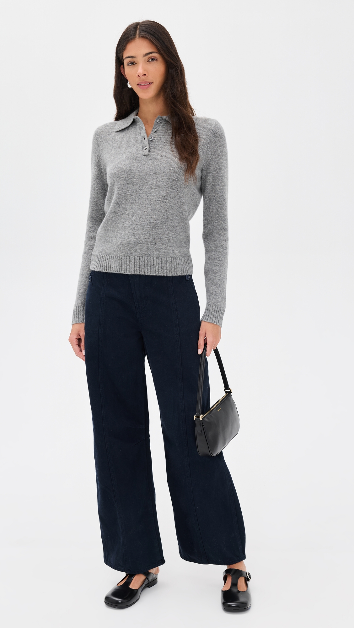 Alex Mill Alice Polo Cashmere Sweater thumbnail