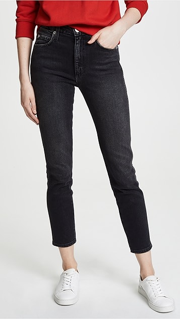 amo high rise stix crop