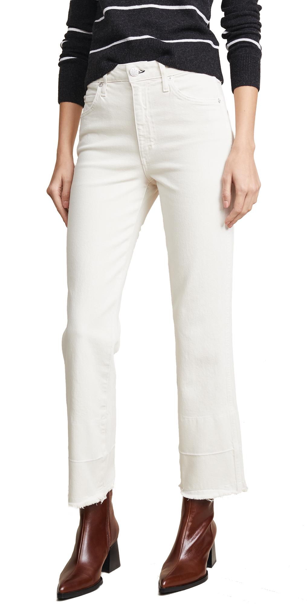 amo white jeans