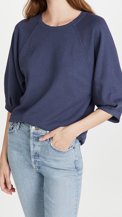 Amo puff sleeve sweatshirt Clearance