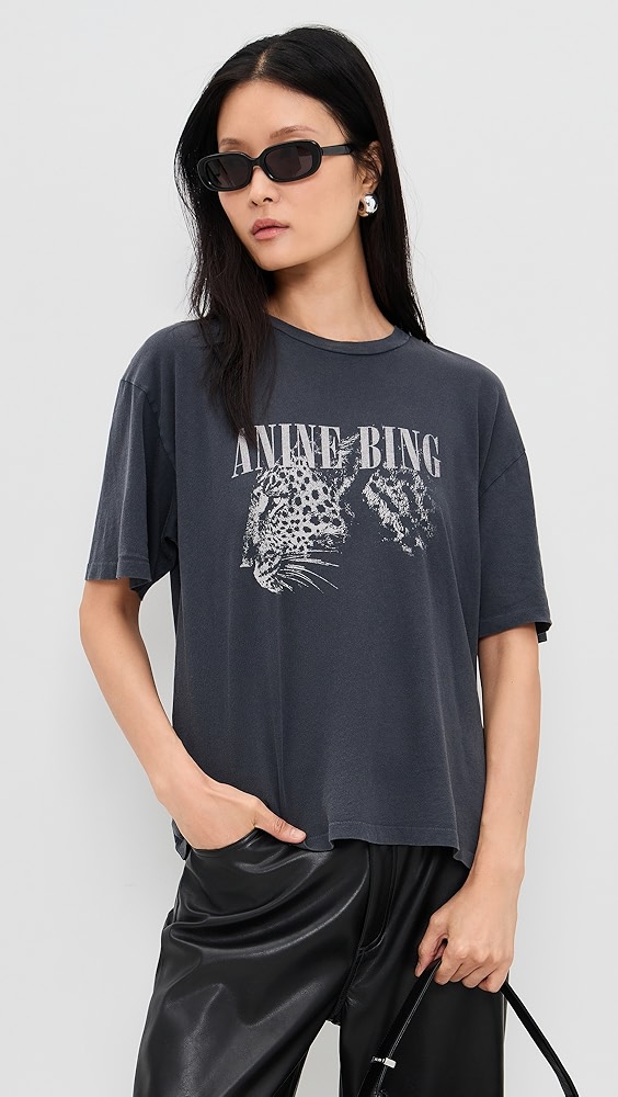 ANINE BING　レオパード　 Tシャツ 追加【ANINE BING/アニン ビン】 LEOPARD Tシャツ（Tシャツ