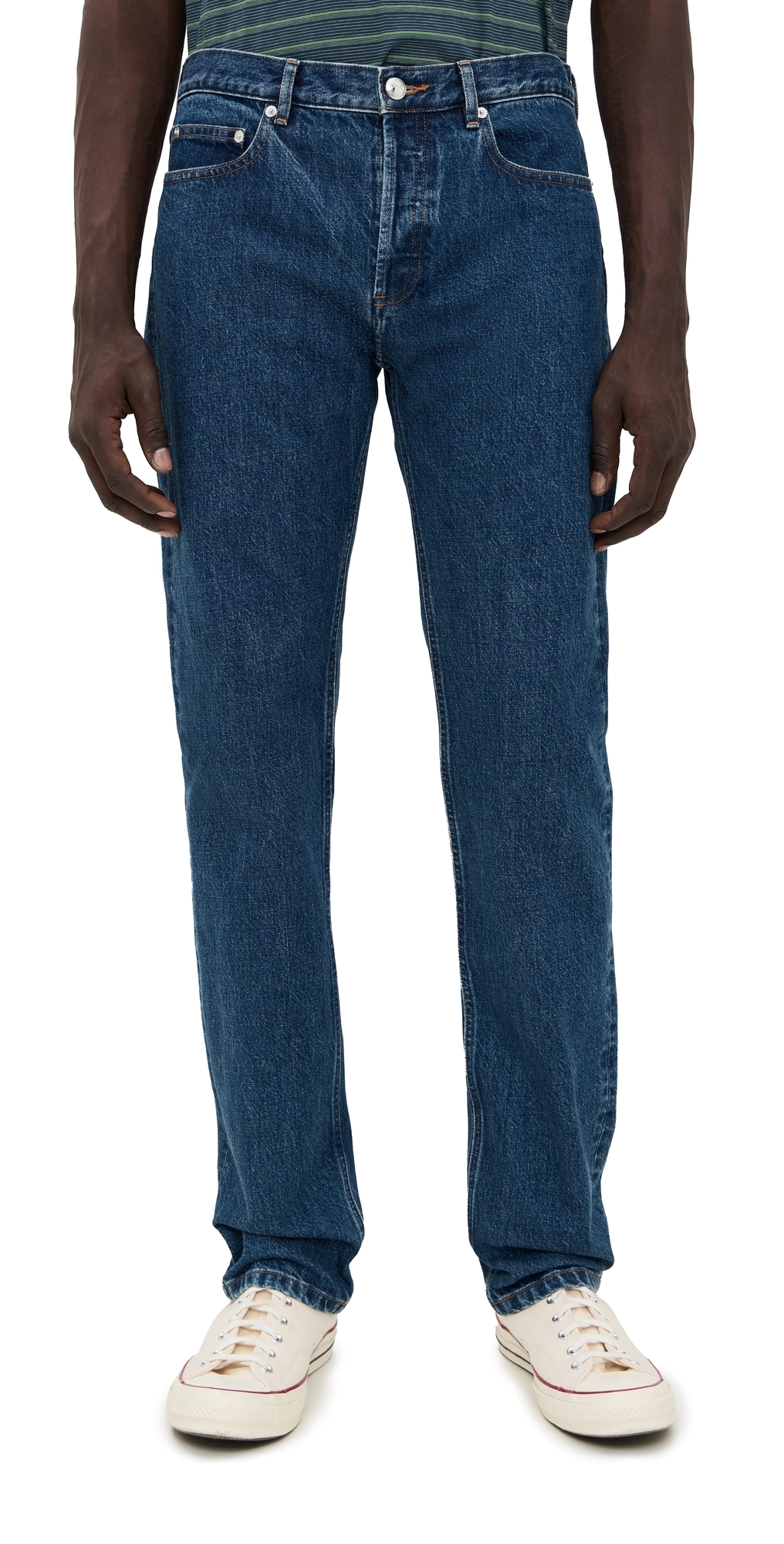 Apc A. P.c. New Standard Jeans Ial Washed Indigo In Ial Washed Indigo