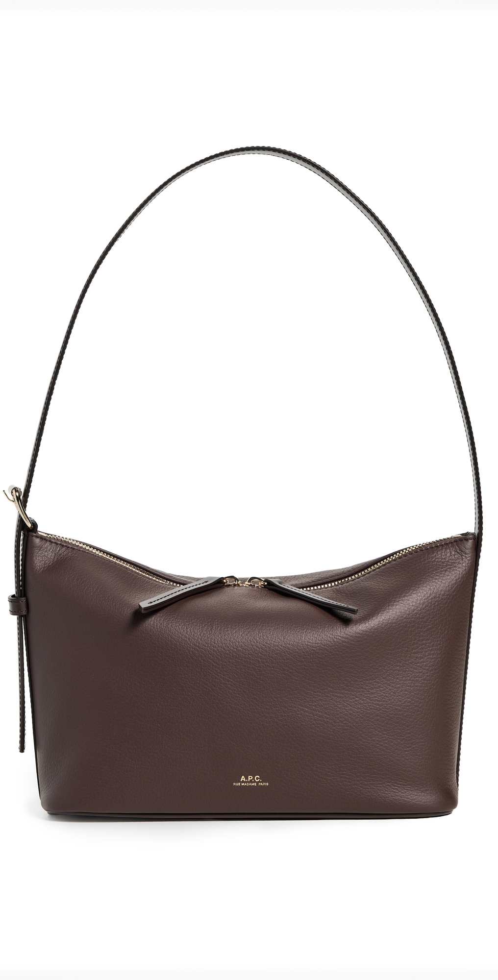 Apc A. P.c. Vera Shoulder Bag Cav Tonka In Brown