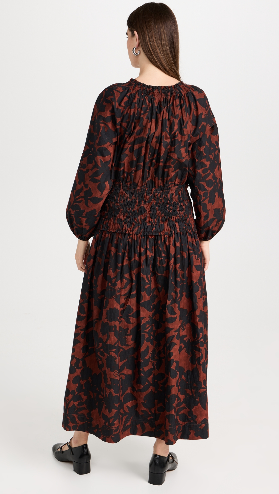 Apiece Apart Esparta Long Sleeve Maxi Dress thumbnail