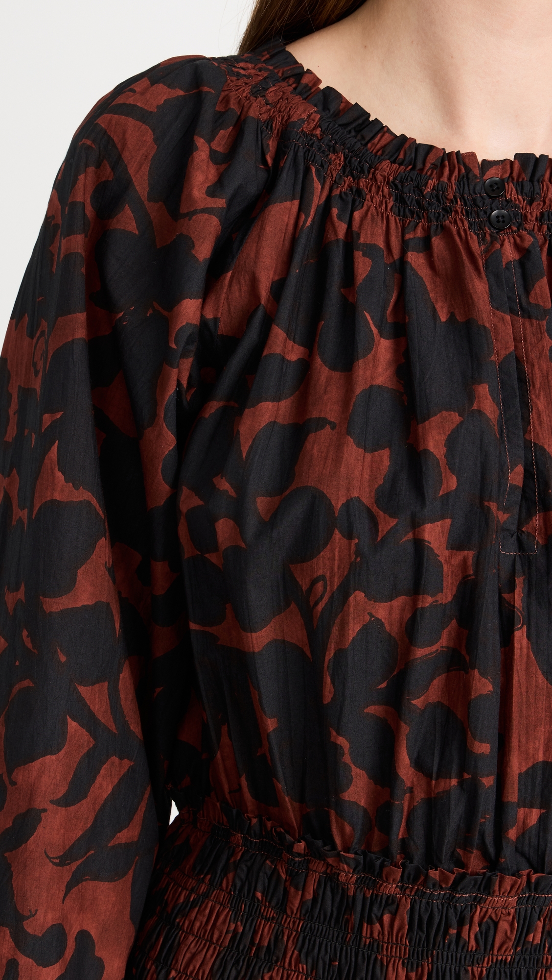 Apiece Apart Esparta Long Sleeve Maxi Dress thumbnail