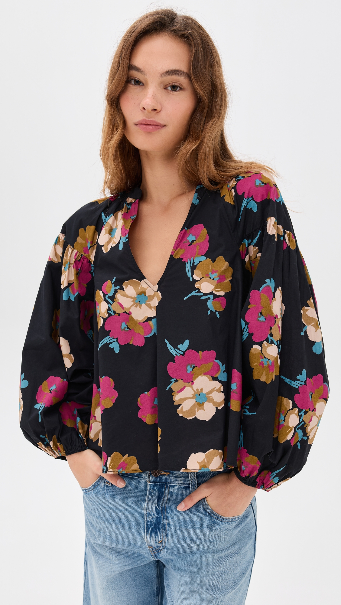 Apiece Apart Anfa Shirred Top