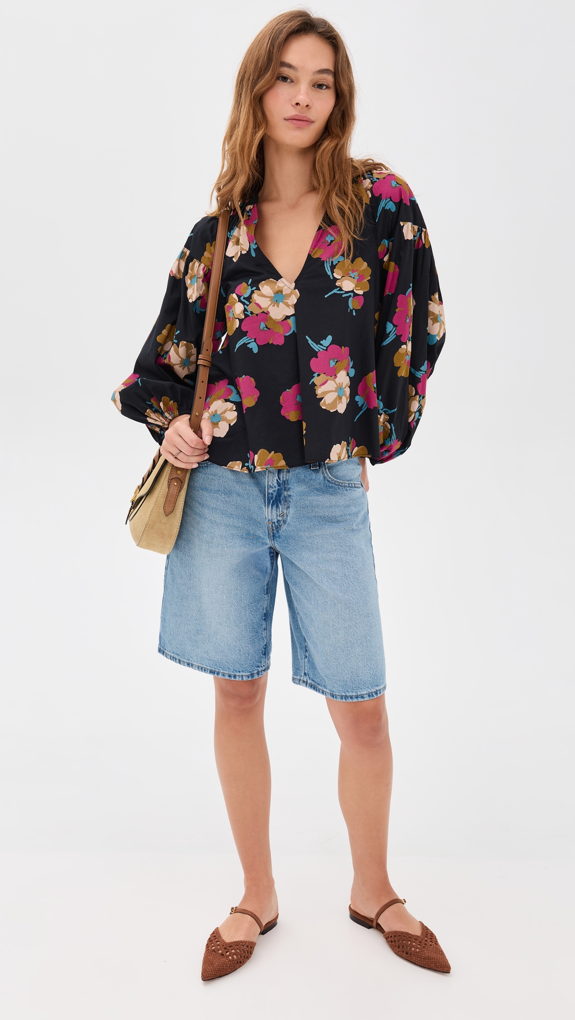 Apiece Apart Anfa Shirred Top