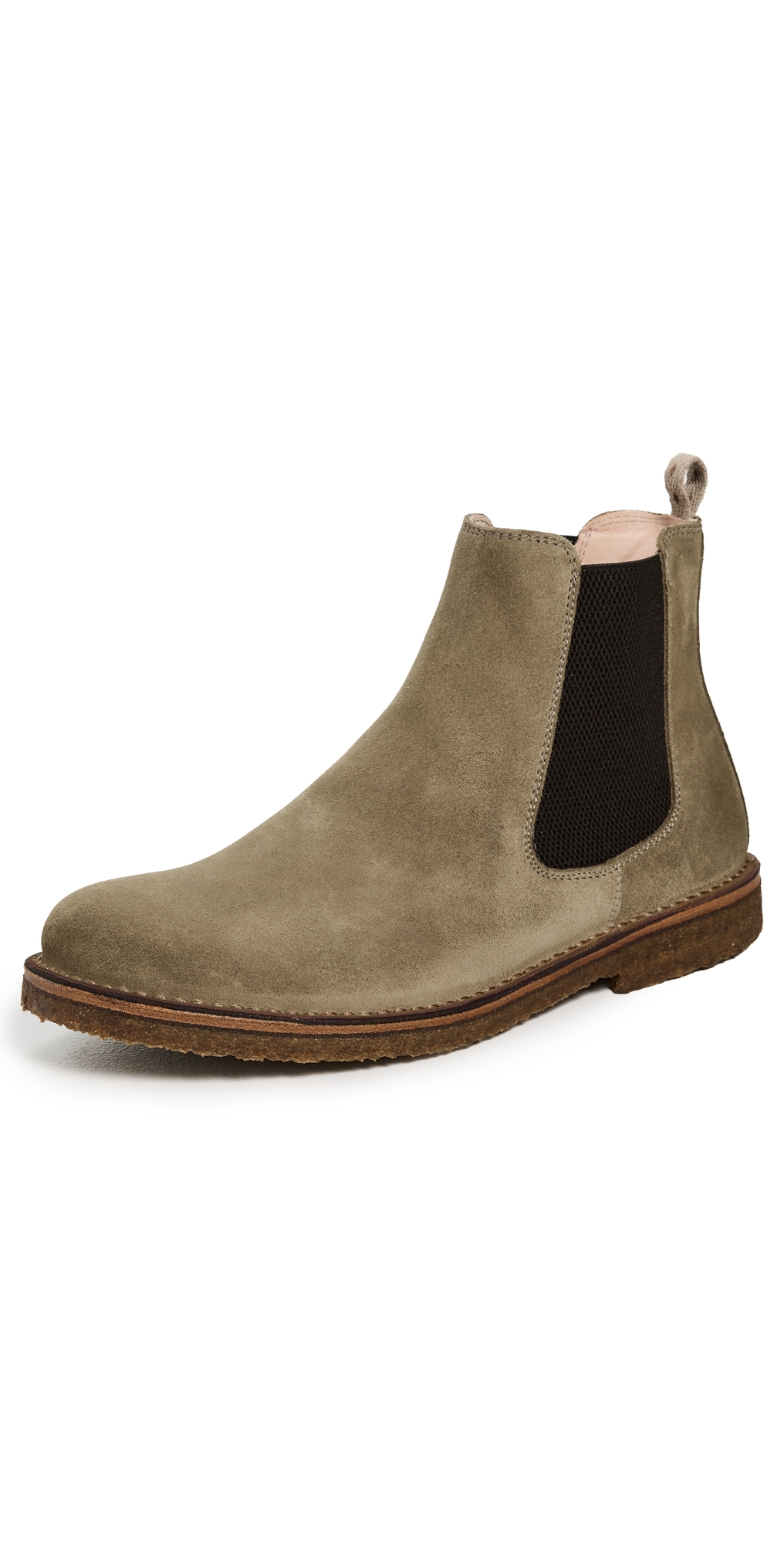 Astorflex Bitflex Suede Crepe Sole Chelsea Boots Militare In Green