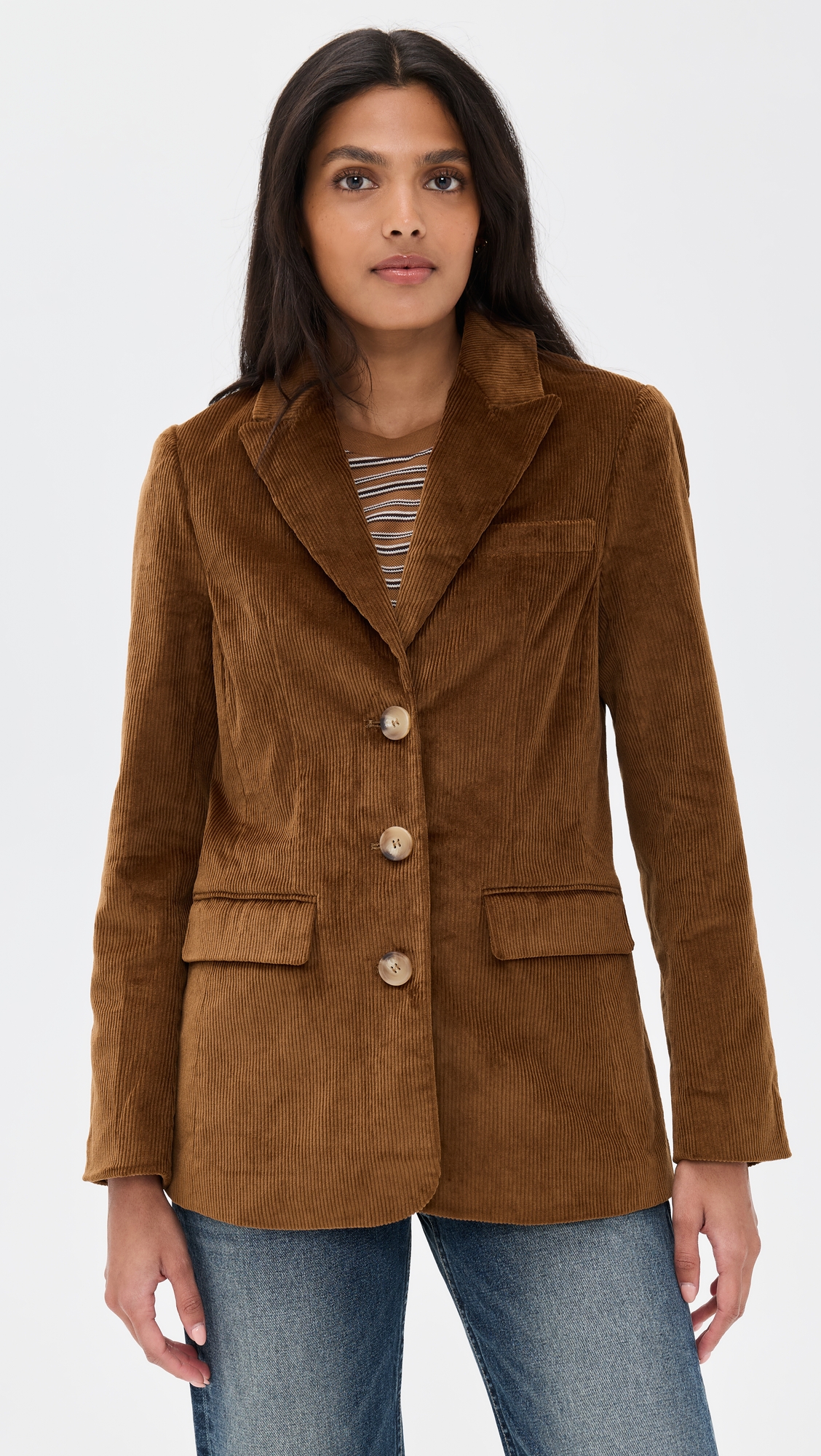 ASTR the Label Corduroy Boyfriend Blazer