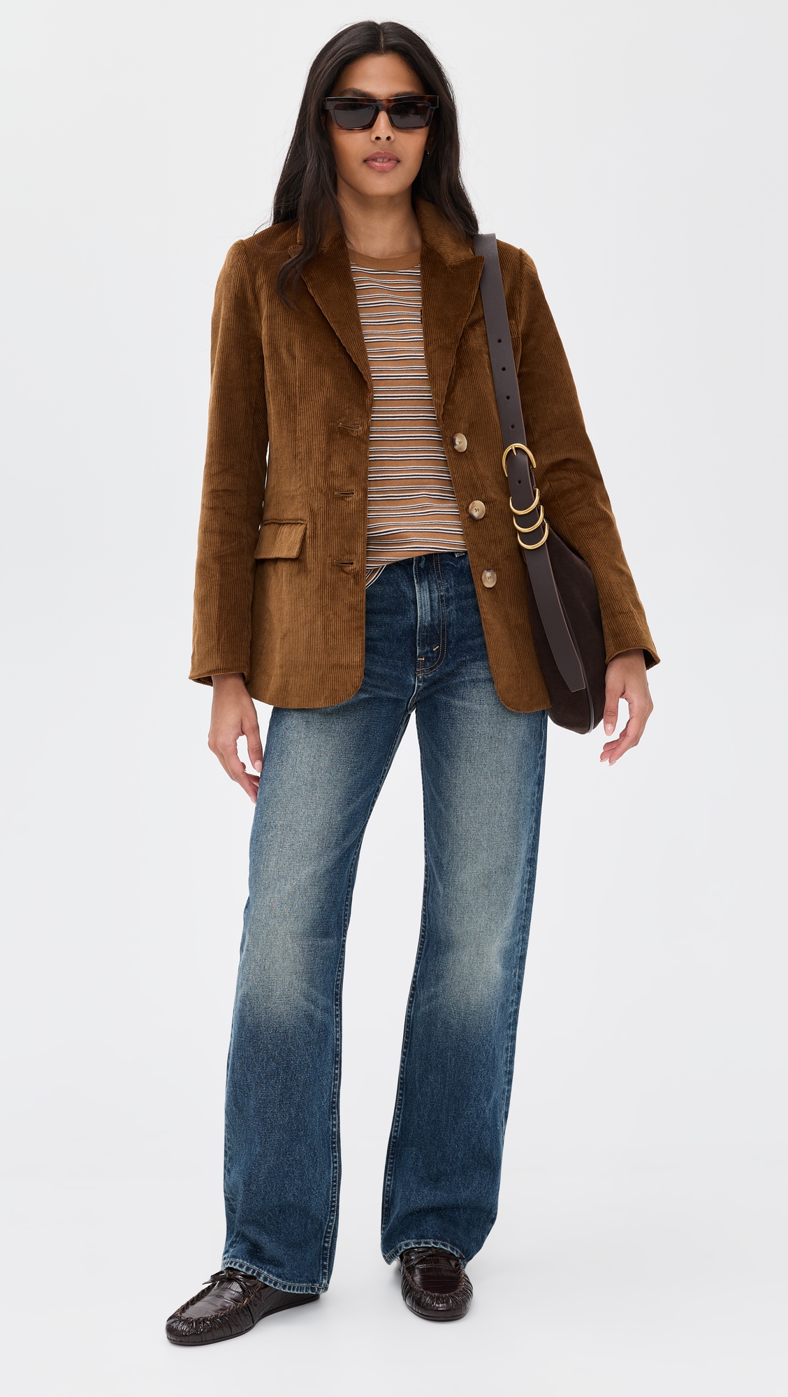 ASTR the Label Corduroy Boyfriend Blazer