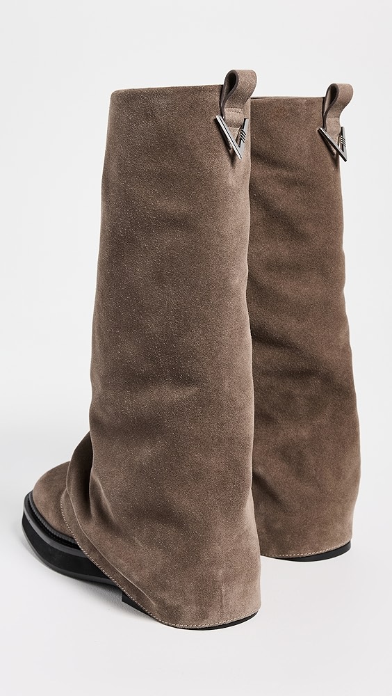 【関税込み】The Attico トープ Robin コンバットブーツ The Attico Robin Combat Boots | Shopbop