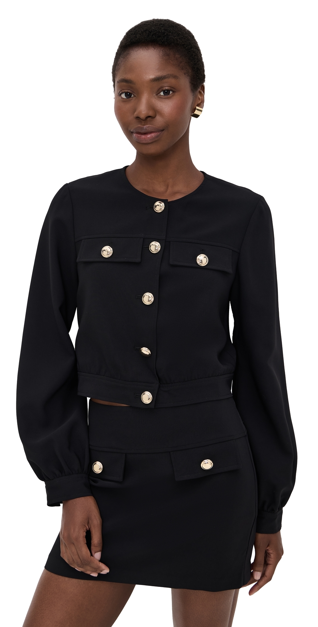 Amanda Uprichard Bonds Jacket In Black