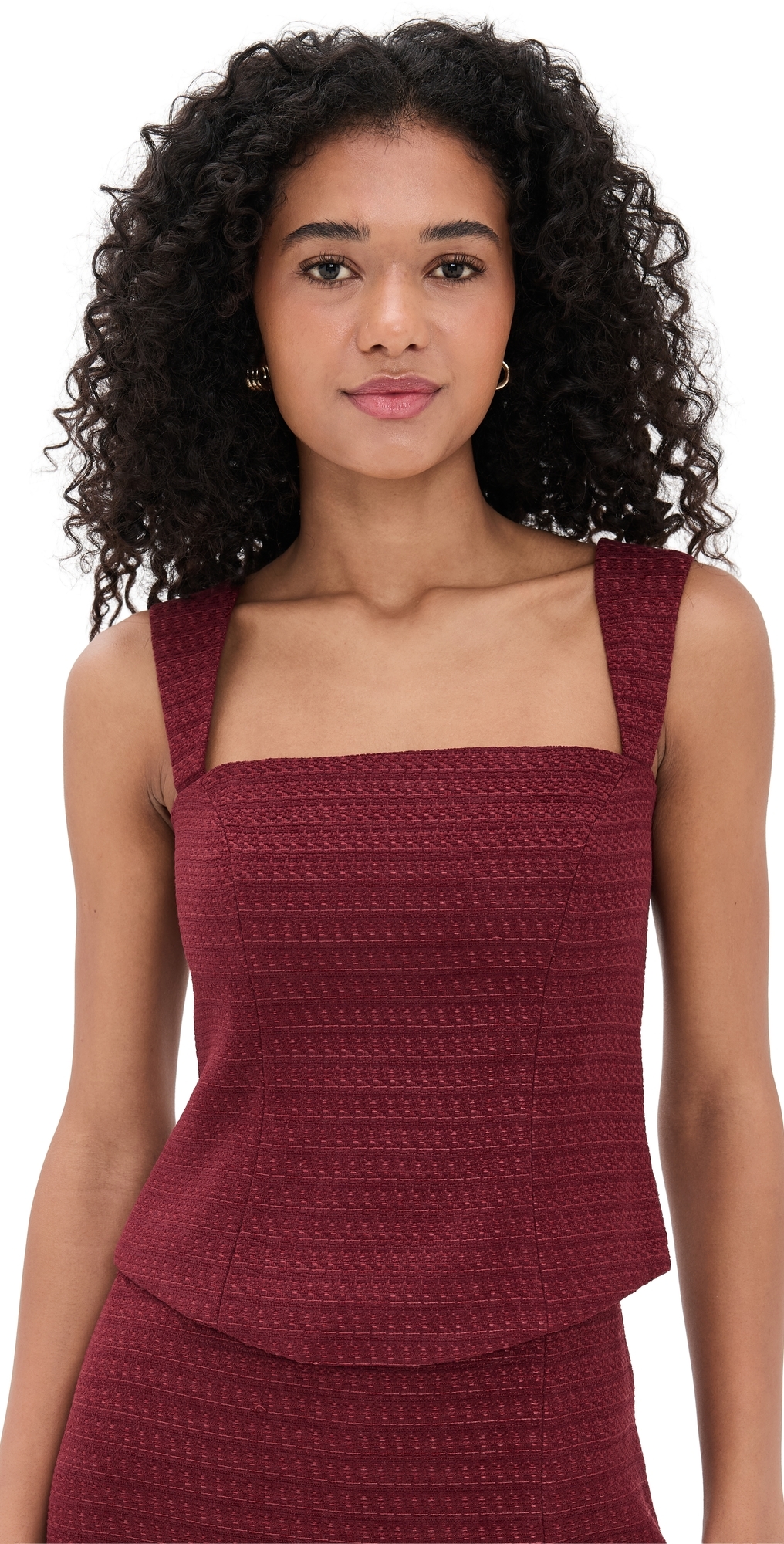 Amanda Uprichard Ceronne Top Russet In Brown