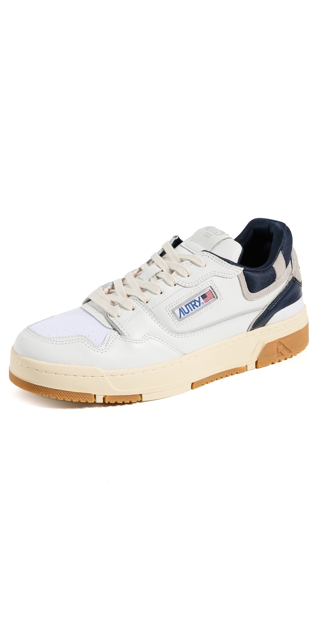 Autry Leather Clc Low Trainers Mult/mat Wht/space/vapoer