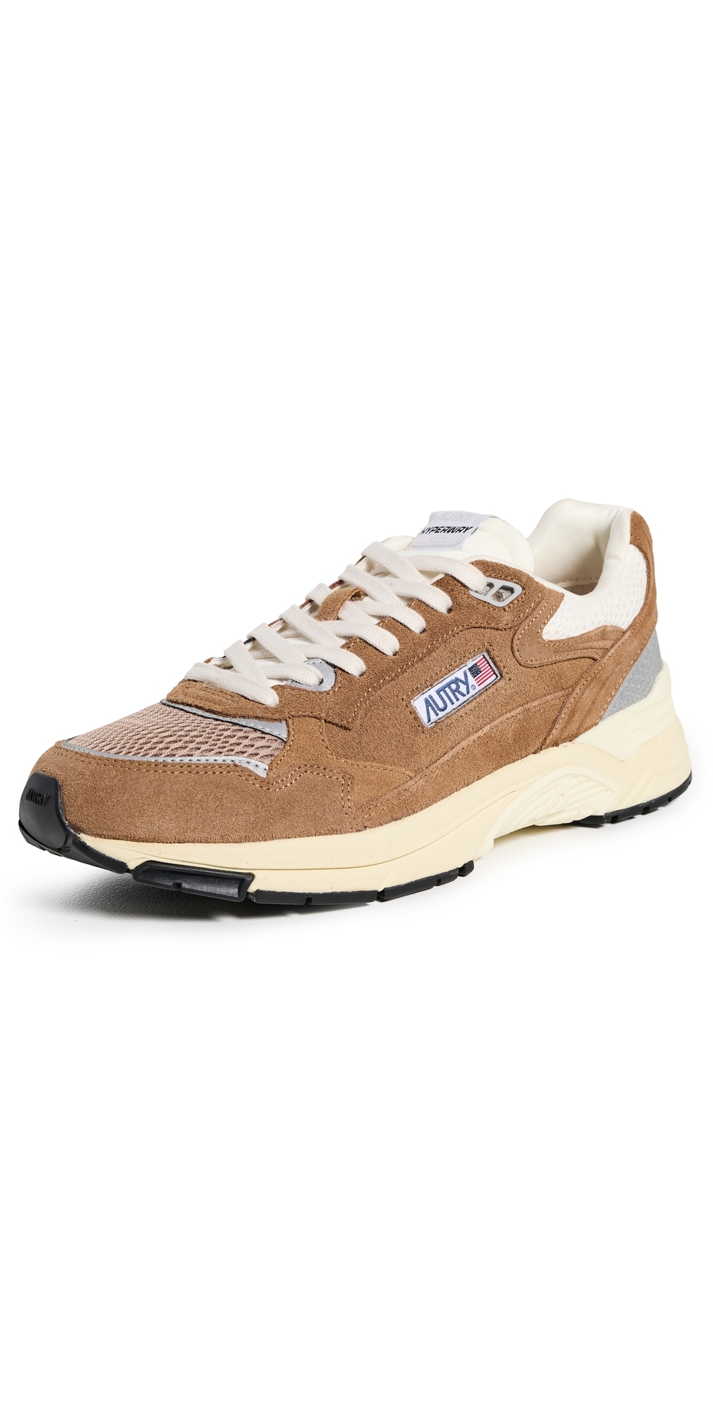 Autry Hyperway Suede And Mesh Low-top Sneakers