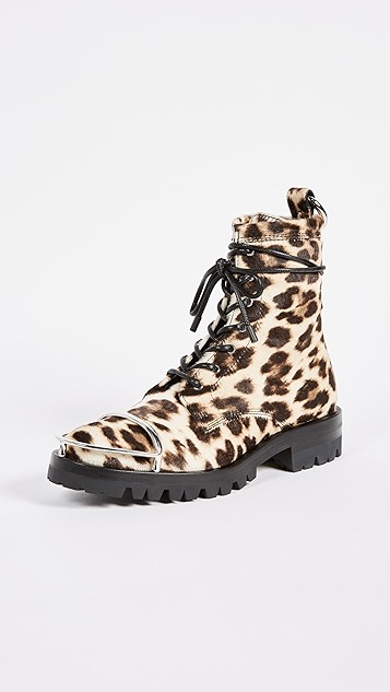alexander wang leopard boots
