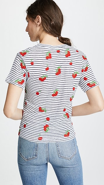 Banner Day Cherries Tee Shopbop Use Code Spring Save Up To 25
