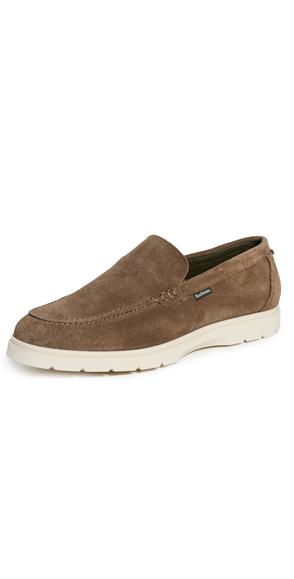 Barbour Carty Loaferss Taupe Suede In Taupe Suede