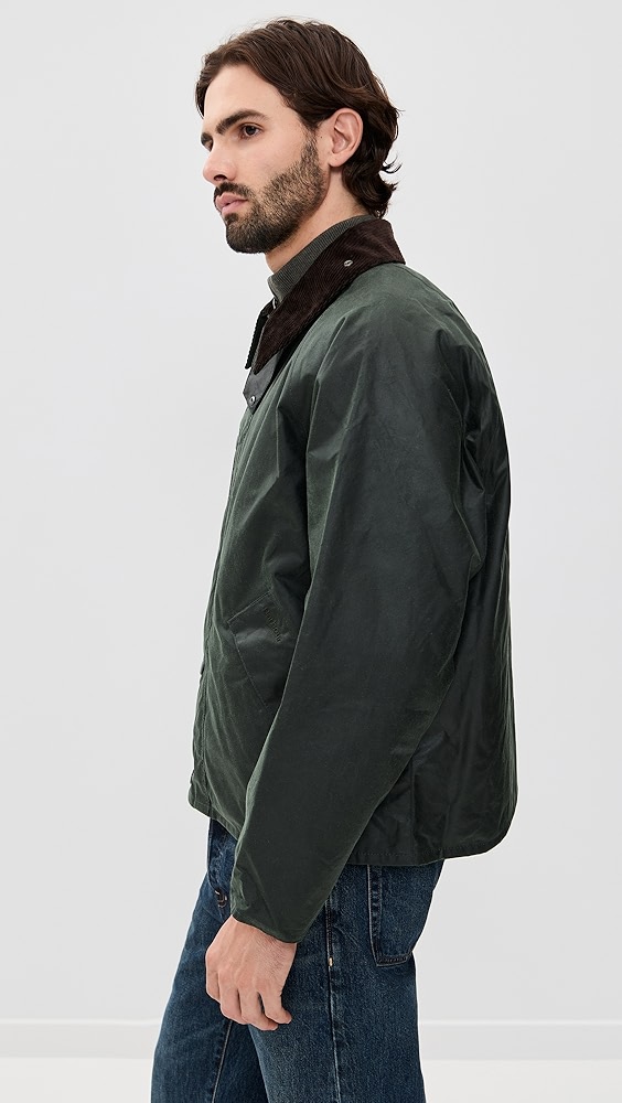 Barbour OS Transport Wax Jacket | Shopbop