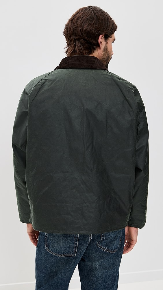 Barbour　NEW TRANSPORT JACKET　撥水　1701080 Barbour Transport Wax Jacket Olive
