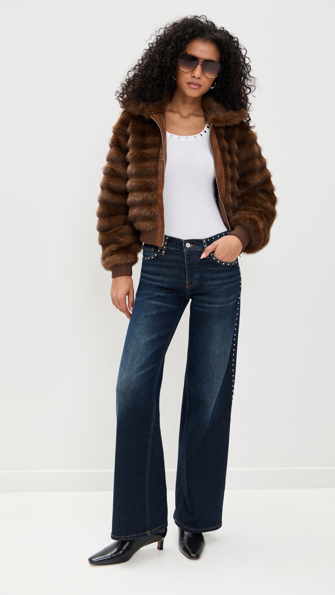 Bailey Rose Short Fur Coat