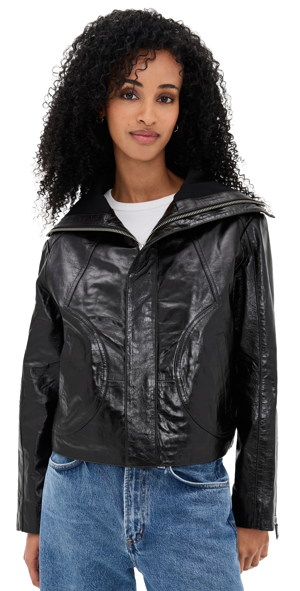 Ba&sh Bernie Jacket Ebene In Black