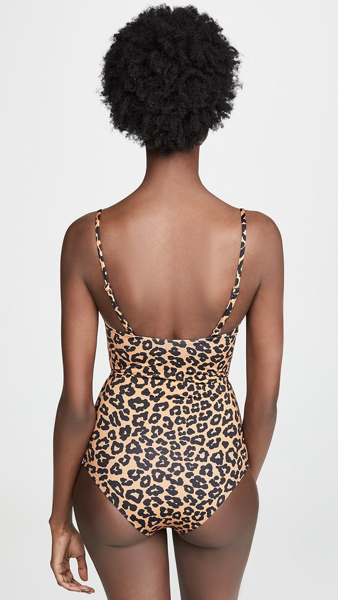Leopard one piece swimsuit Clearance