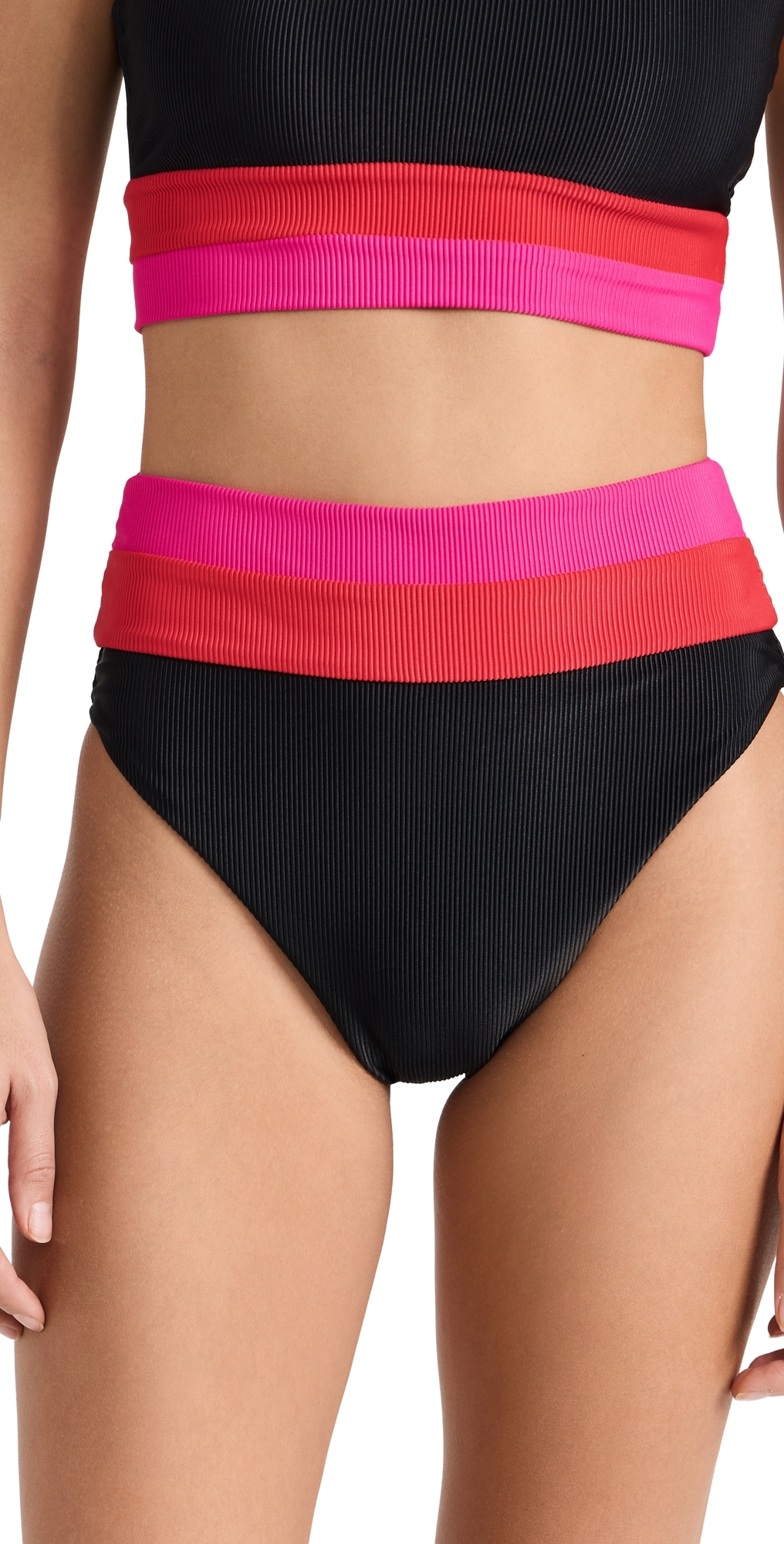 BEACH RIOT HEIDI BIKINI BOTTOMS GLACIER COLORBLOCK