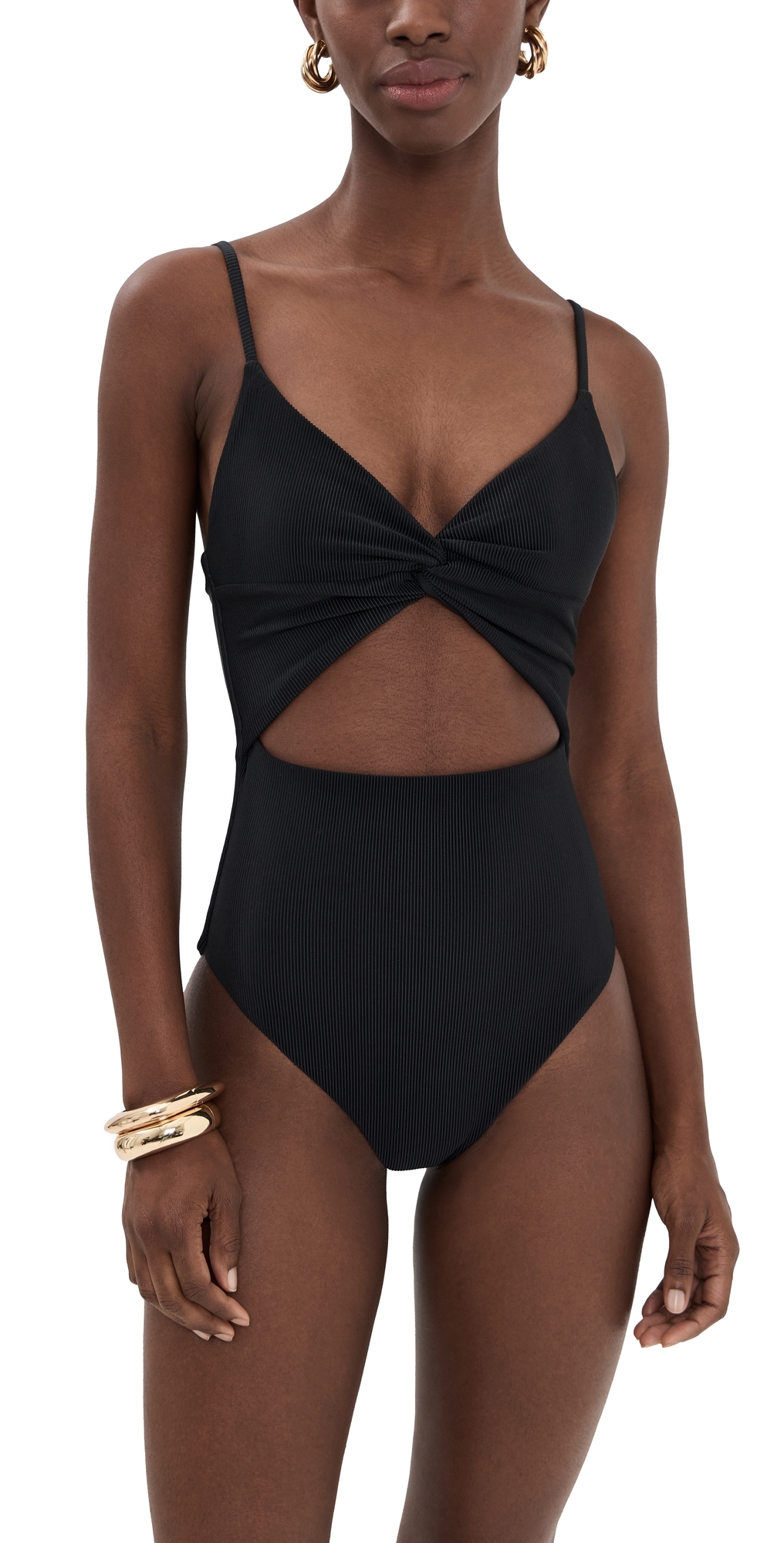 Beach Riot Annalisa One Piece Black In Black