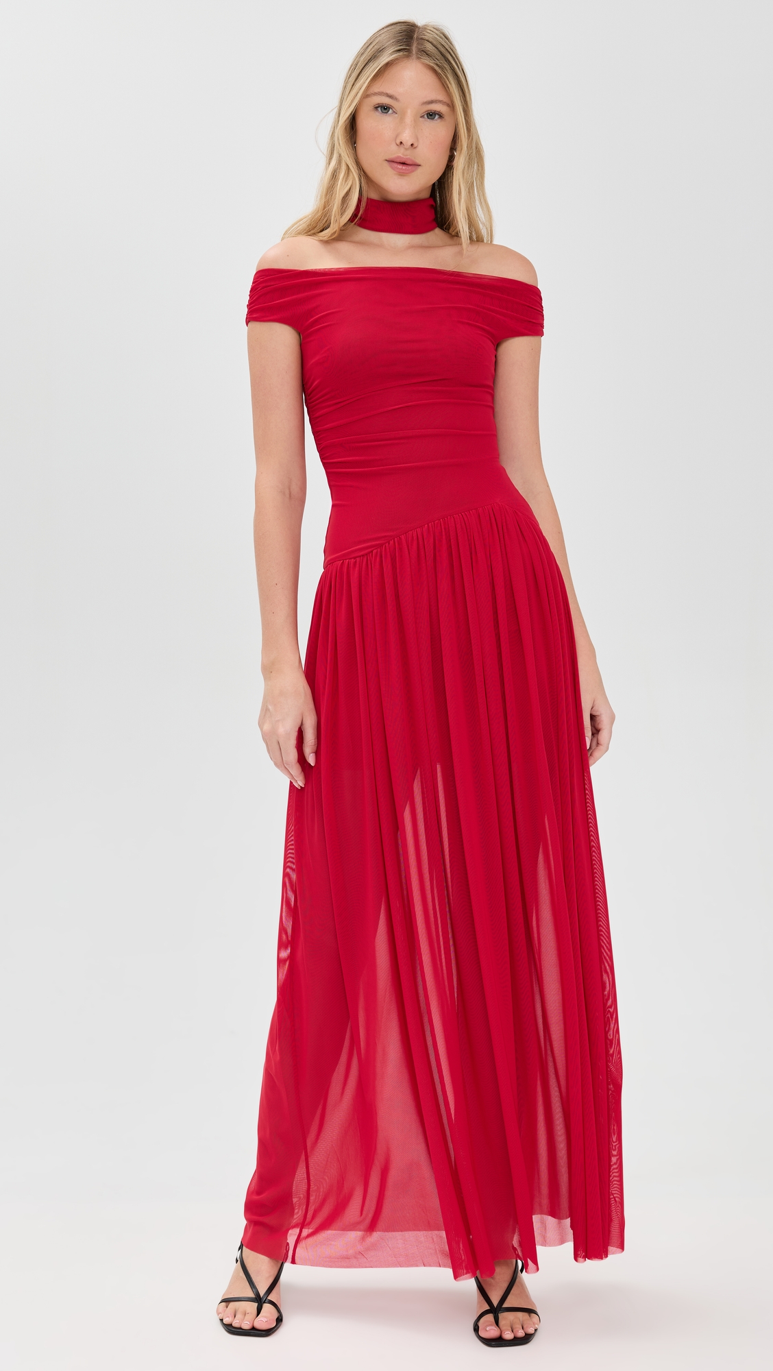 Bec + Bridge Deija Off Shoulder Maxi Dress