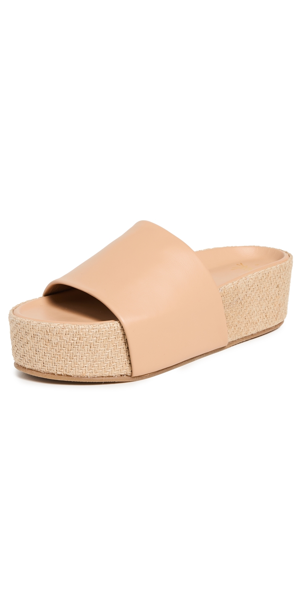 Shop Beek Albatross Jute Platform Slides Beach