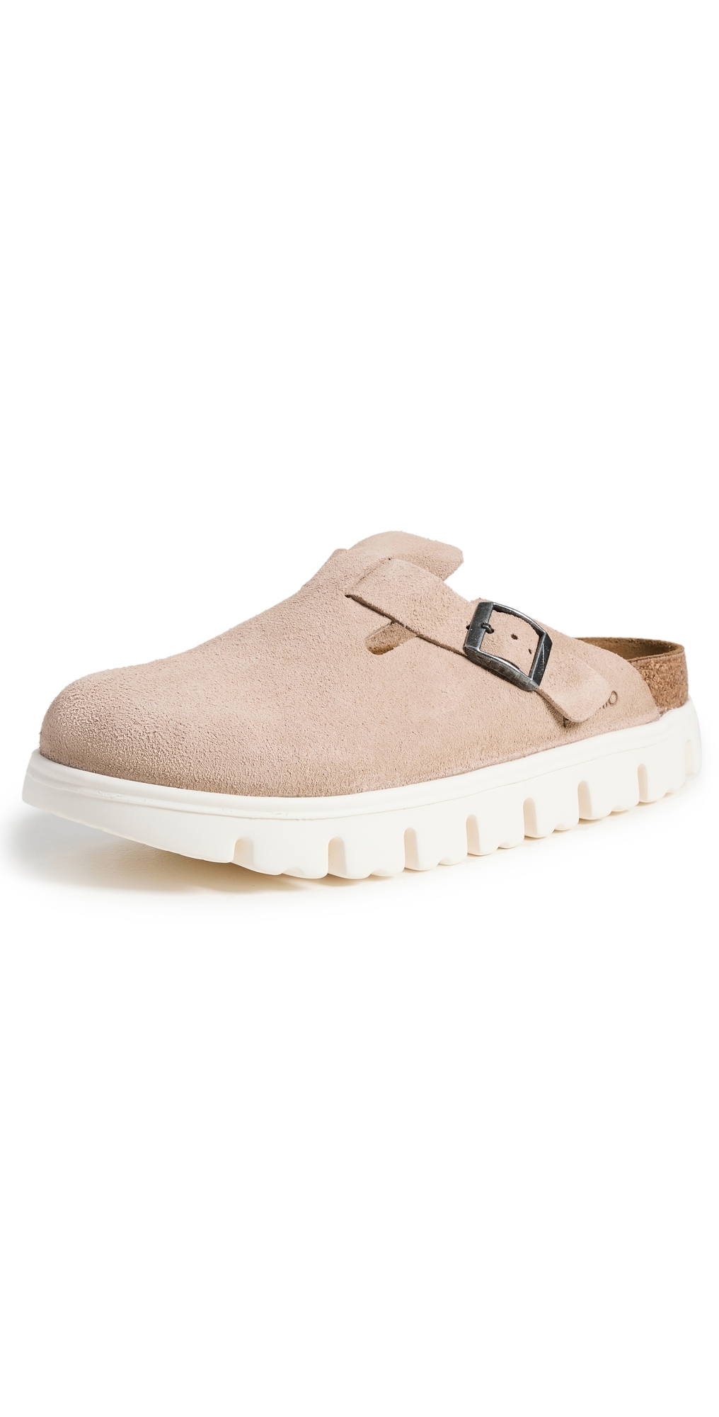 Birkenstock Boston Chunky Clog In Warm Sand