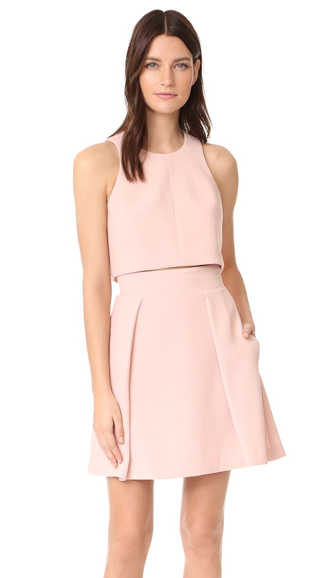 black halo sanibel two piece dress