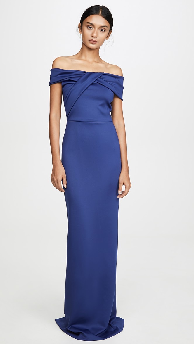 Black halo liliana gown Clearance
