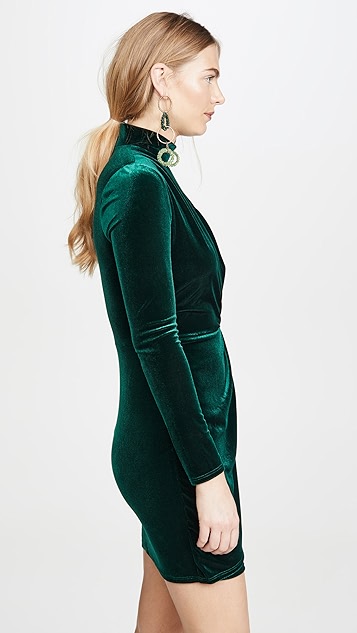 Black halo briar mini dress clearance