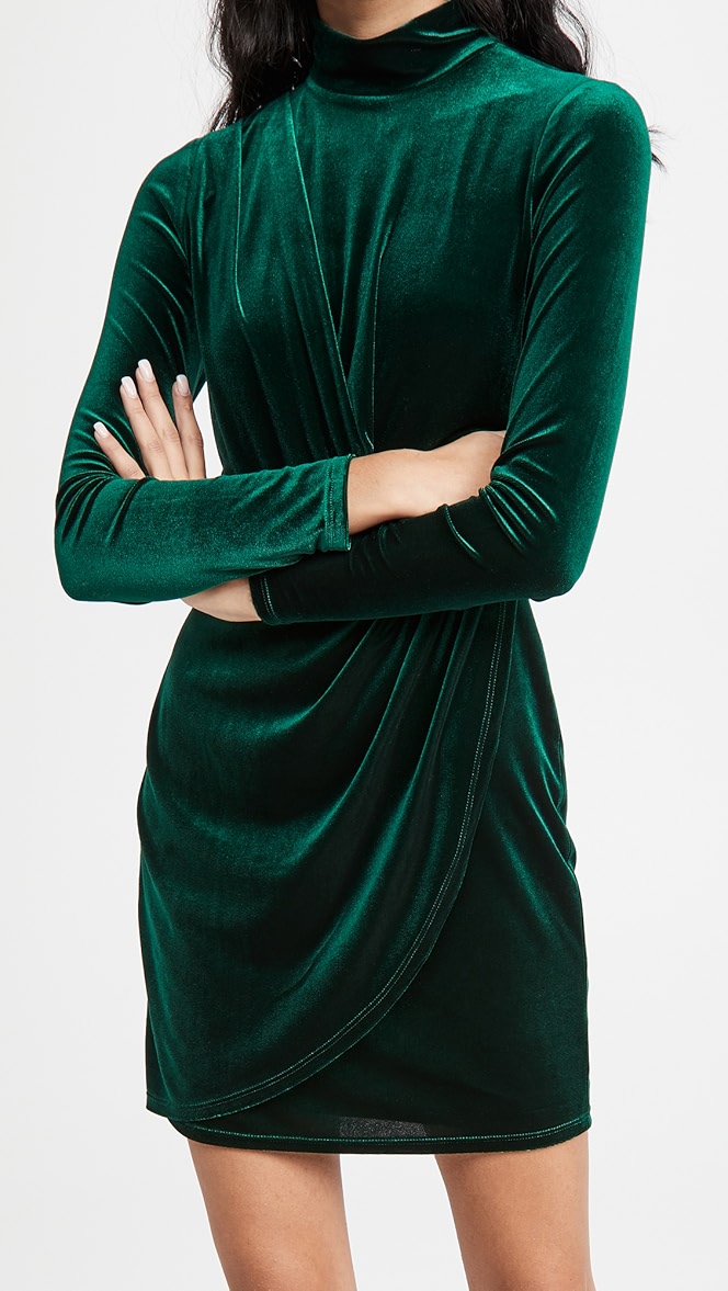 Black halo briar mini dress clearance