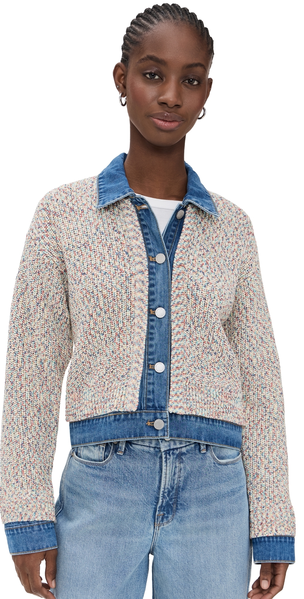 Blanknyc Happy Place Sweater Multi Color In Multi Color